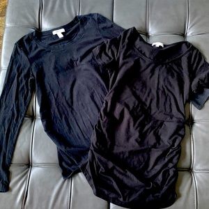 Black Maternity Tees